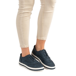 SHELOVET Tummansiniset kengät sininen 2