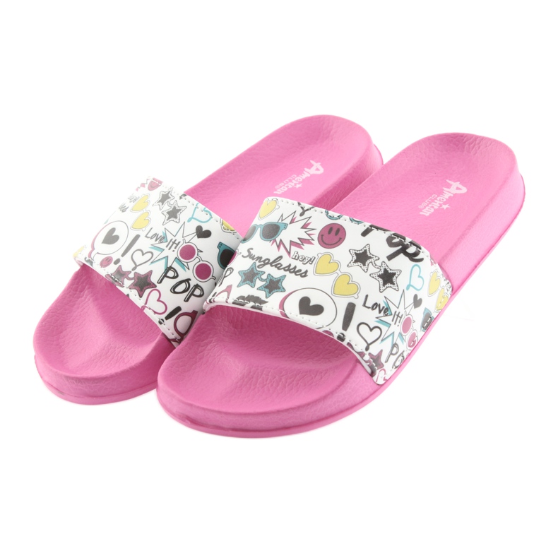 Aurinkolasitossut profiloitu American Club vaaleanpunainen valkoinen musta vihreä keltainen 4