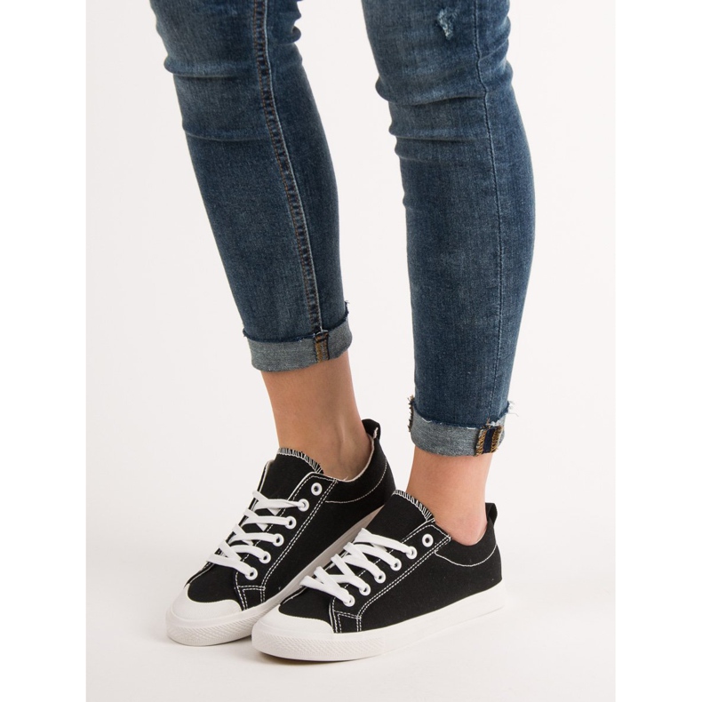 SHELOVET Matalat mustat lenkkarit 2