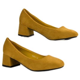 SHELOVET Sinappi pumput keltainen 1