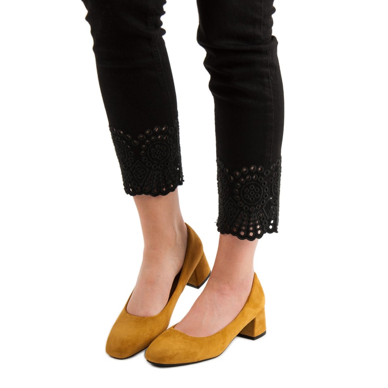 SHELOVET Sinappi pumput keltainen 2