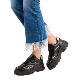 SHELOVET Mustat lenkkarit holoefektillä 2