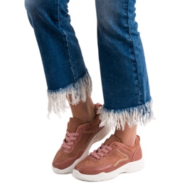 SHELOVET Muodikkaat lenkkarit vaaleanpunainen 1