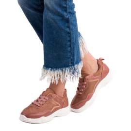 SHELOVET Muodikkaat lenkkarit vaaleanpunainen 2