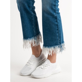 SHELOVET Tekstiiliset urheilukengät valkoinen 1