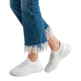 SHELOVET Tekstiiliset urheilukengät valkoinen 2