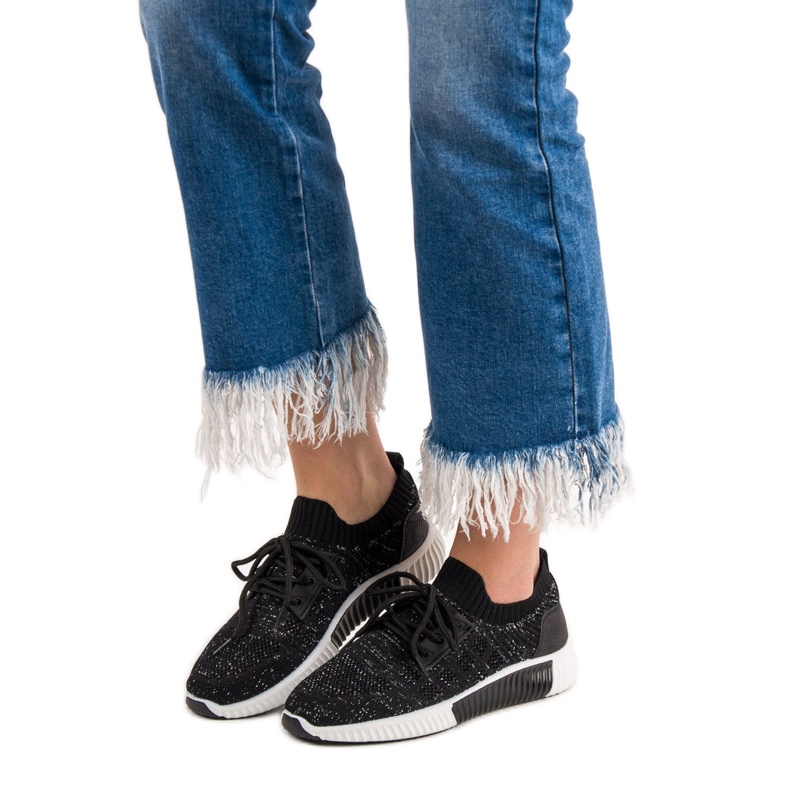 Primavera Mustat Slip-On kengät 1