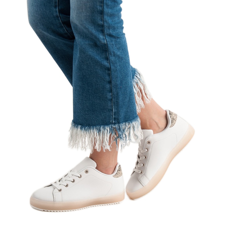 SHELOVET Naisten urheilukengät valkoinen 2