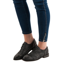 Primavera Brogues Strassikivien kanssa harmaa 2