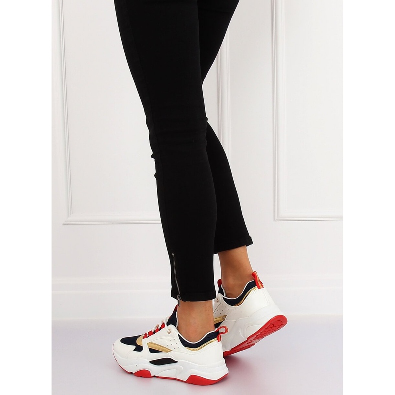 Moniväriset urheilukengät BK008-47 VALKOINEN / SININEN monivärinen laivastonsininen 1