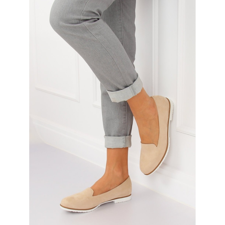 Loaferit lordsy beige MM50188 Aprikoosi 1