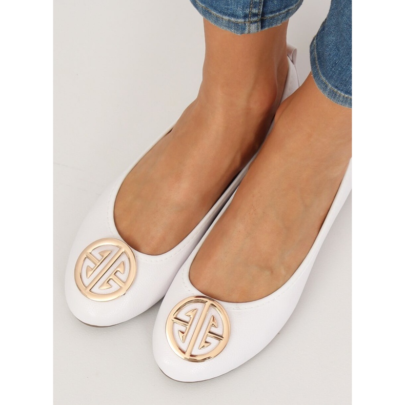 Valkoiset naisten ballerinat VS-660 Valkoinen 2