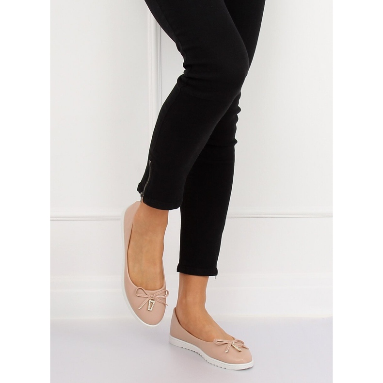 Naisten beige ballerinat YSD-04 Nude 2