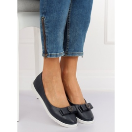 Naisten tummansiniset ballerinat YSD-03 Navy tummansininen 1