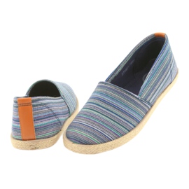 McKey 821 Espadrilles ruskea sininen vihreä tummansininen 4