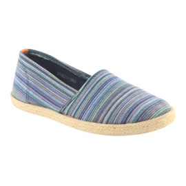 McKey 821 Espadrilles ruskea sininen vihreä tummansininen 1