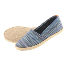McKey 821 Espadrilles ruskea sininen vihreä laivastonsininen 5