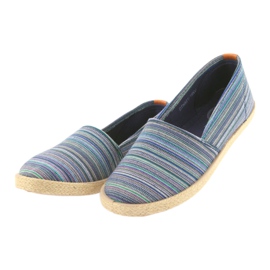McKey 821 Espadrilles ruskea sininen vihreä tummansininen 3