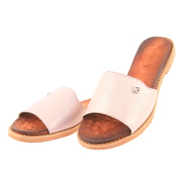 M.Daszyński Daszyńskin naisten litteä kantapää 1837 vaaleanpunainen 3