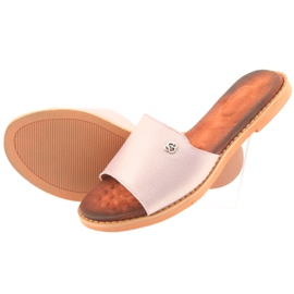 M.Daszyński Daszyńskin naisten litteä kantapää 1837 vaaleanpunainen 4