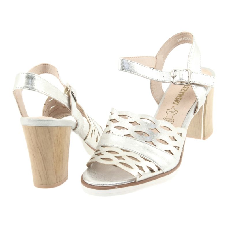 M.Daszyński Hopea sandaalit Daszyński 1846 post harmaa 4