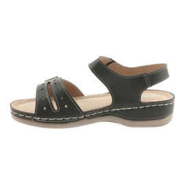 Mustat, mukavat naisten sandaalit DK 25131 2