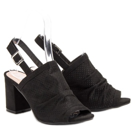 Sixth Sense Avoimet sandaalit baarissa musta 2