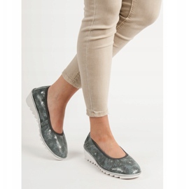 Filippo Tummanharmaat nahkaiset balettikengät 2