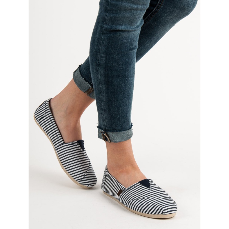 SHELOVET Slip On Light Tennarit valkoinen sininen 2