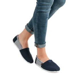 SHELOVET Slip On Light Tennarit valkoinen laivastonsininen 2