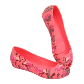 Meliski vaaleanpunaisilla flamingoilla CK85 Coral vaaleanpunainen monivärinen 2