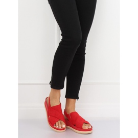Punaiset naisten sandaalit G-202 Red punainen 2