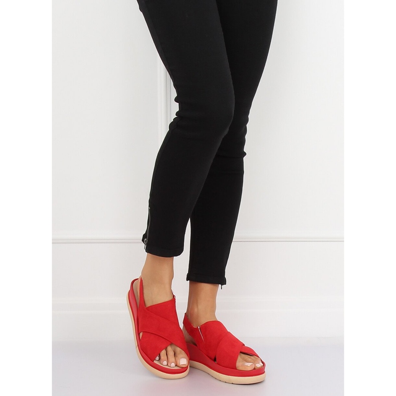 Punaiset naisten sandaalit G-202 Red punainen 2 Punaiset naisten sandaalit G-202 Red punainen 2