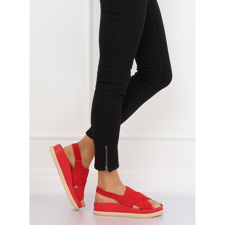 Punaiset naisten sandaalit G-202 Red punainen 1 Punaiset naisten sandaalit G-202 Red punainen 1