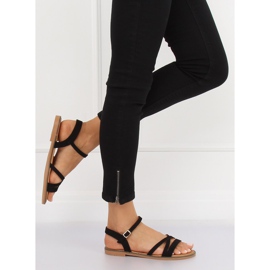 Mustat naisten sandaalit S55 Musta 1