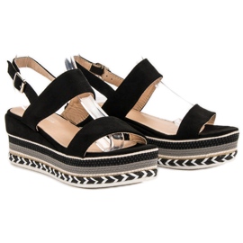 Primavera Boho Wedge Sandaalit musta 1