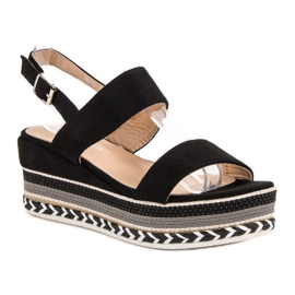 Primavera Boho Wedge Sandaalit musta 2