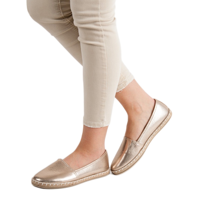 New Tlck Kultaiset espadrillit kultainen 2