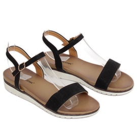 Mustat naisten sandaalit S18-33 Musta 2