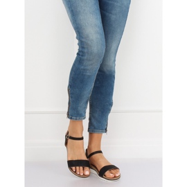 Mustat naisten sandaalit S18-33 Musta 1