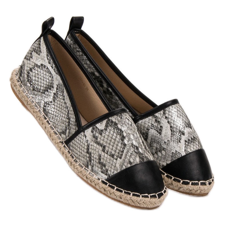 Vices Snake Print Vinceza Espadrilles musta harmaa monivärinen 2