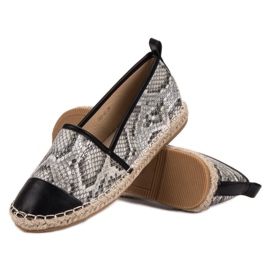 Vices Snake Print Vinceza Espadrilles musta harmaa monivärinen 1
