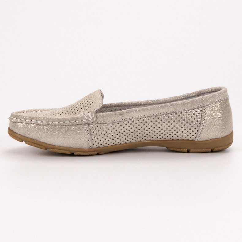 VINCEZA nahkasaappaat keltainen 1