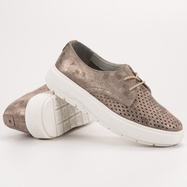 Goodin Kevyet nahkakengät monivärinen keltainen 2