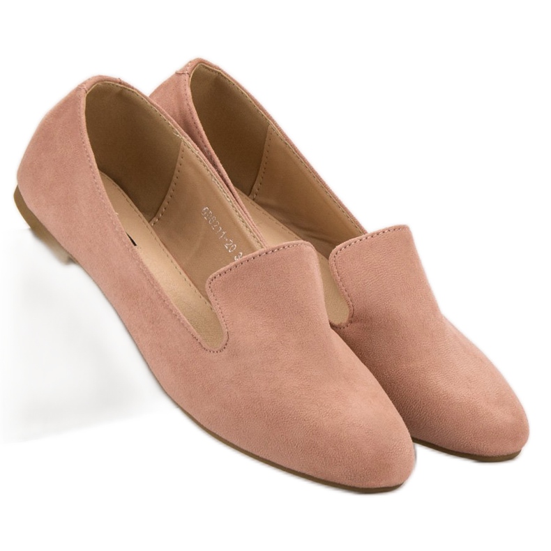 Lily Shoes Suede Lords vaaleanpunainen 2