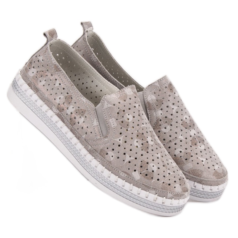 Goodin Beige nahkatossut 2