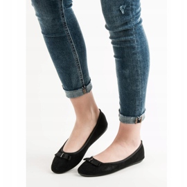 GUAPISSIMA Ballerinat glitterillä musta 1