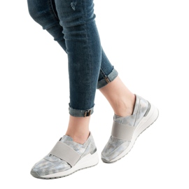 Goodin Slip-on nahkakengät harmaa 2