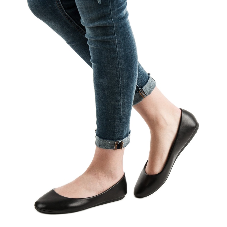 Renda Klassiset ballerinat musta 1