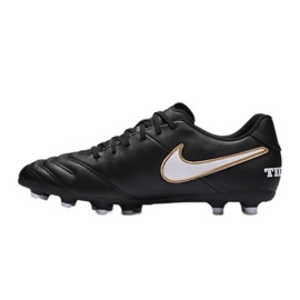 Nike Tiempo Rio Iii Fg M 819233-010 jalkapallokengät musta musta 2